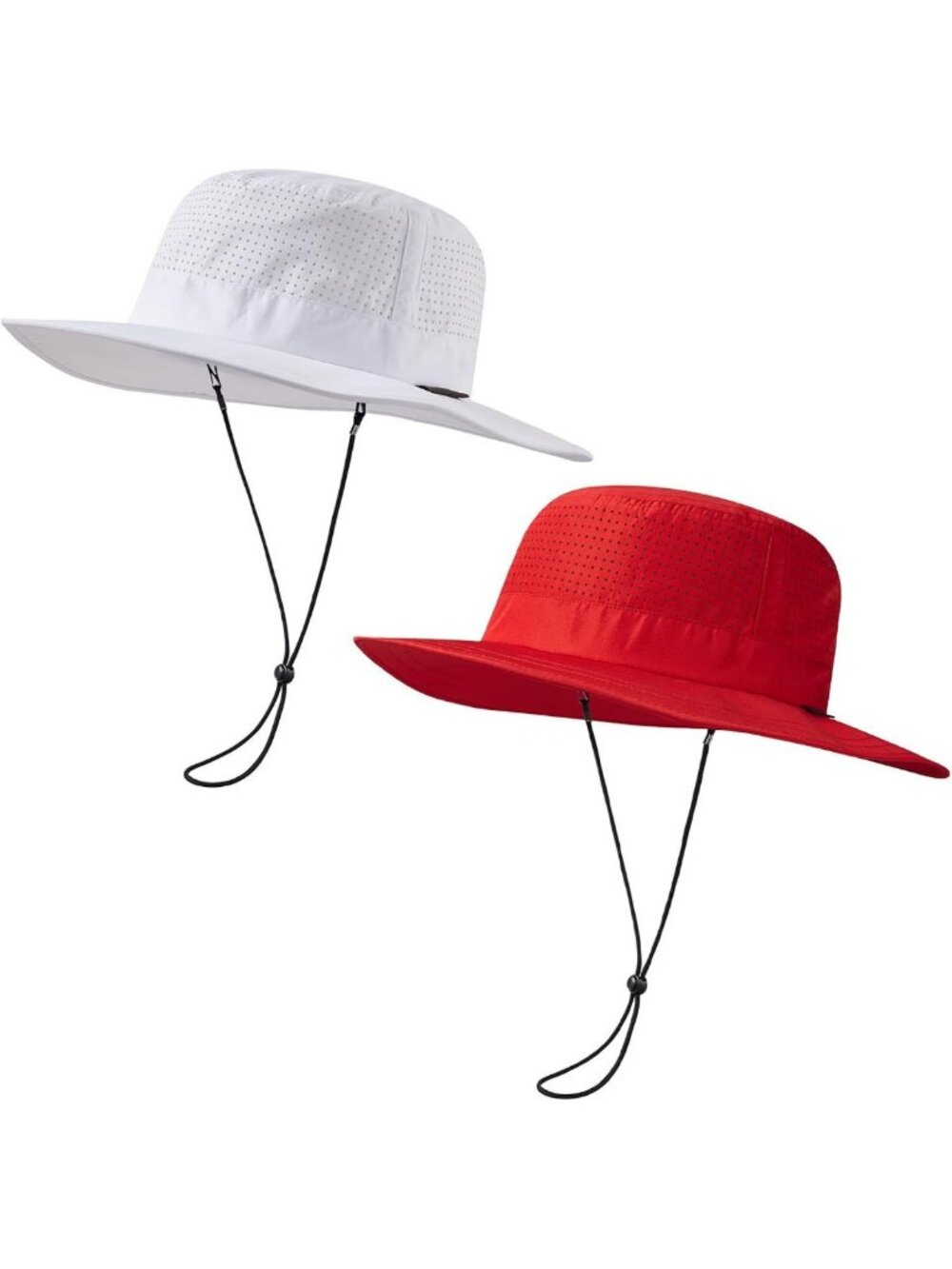 UPF 50+ Adjustable Bucket Sun Hat - Lightweight, Breathable, Cooling Mesh for